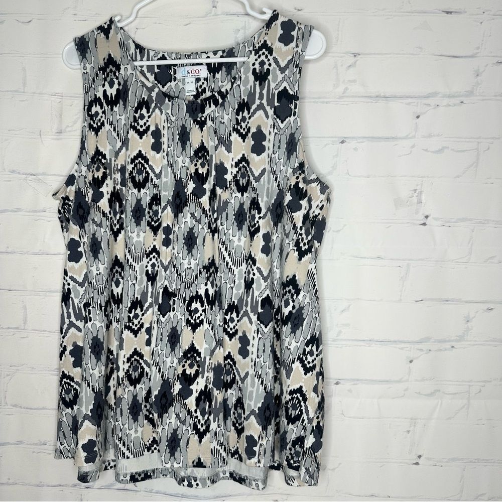 Denim & Company XL top